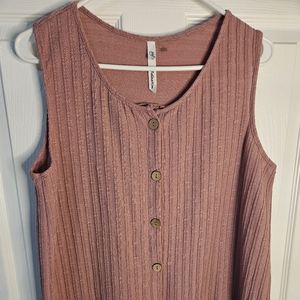 Lavendar knit tank top